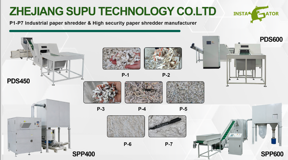 SUPU industrial high security paper shredding solution