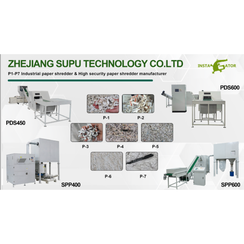 SUPU industrial high security paper shredding solution