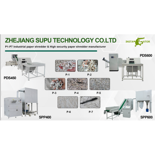SUPU industrial high security paper shredding solution