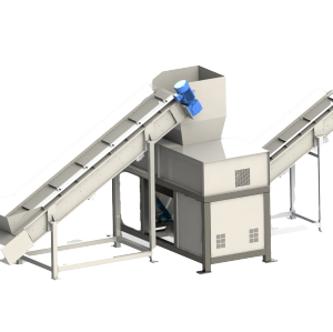 Solid Waste E-Waste Printed Hard drive hard steel Recycling Machine Shredder