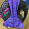 Handmade Knitted Pattern Crochet Mermaid Tail Blanket