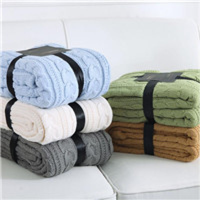cheap wool acrylic cotton polyester blanket