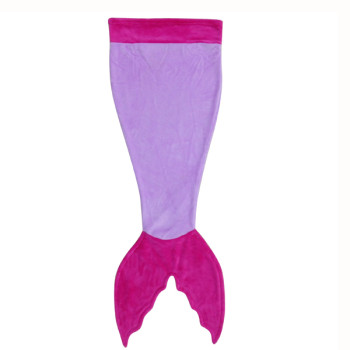 custome mermaid tail blanket and sleeping bag,pink and purple