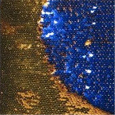 reversible stretch champagne sequin fabric
