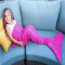 knitting mermaid tail  crochet sleeping bag