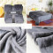 100 polyester roll up fleece blanket
