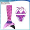 fashion blue mermaid tails swimsuit for kis,adults