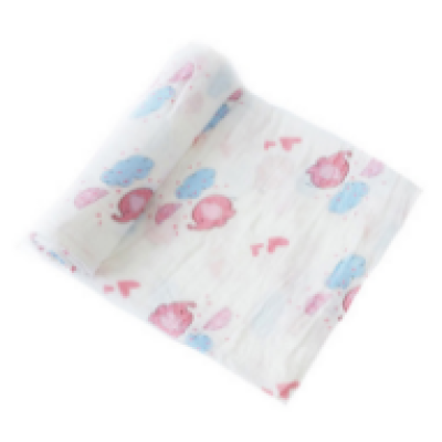 4-layer muslin swaddle 100% cotton blanket