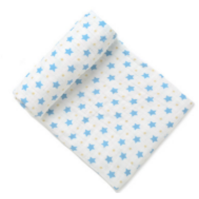 Newborn baby muslin swaddle 100% cotton blanket