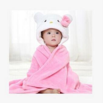 wholesale hooded poncho towel adult/bamboo baby hooded towel,hello kitty