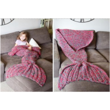Overseas sales of goods: Knitted mermaid tile blanket  Alibaba trend growth