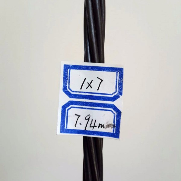 7 Wire 15.24mm Prestressed Concrete Strand with Tensile Strength 1860Mpa