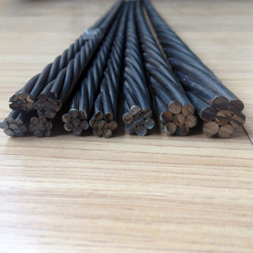 12.5mm prestressed cable for post tension building project