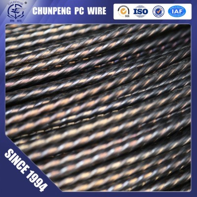 4.0-10mm 1470-1770Mpa high tensile low relaxation spiral pc wire concrete wire