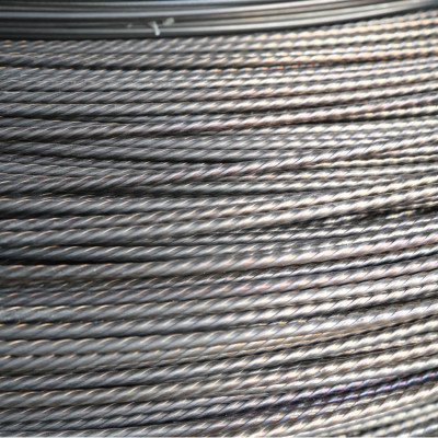4.8mm PC steel wire with tensile strength of 1770Mpa, widely used for concrete structure
