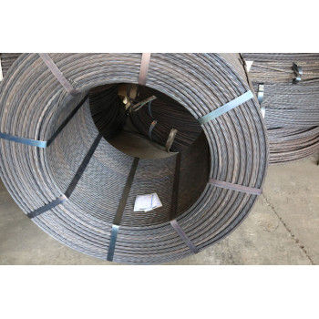 7 wire 9.3mm prestressed concrete steel wire rope for bridge