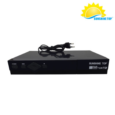 كومبو DVB S2 + T2 كامل HD TV Box مع BISS ، powervu ، SUNSHINE TOP FACTORY مباشرة
