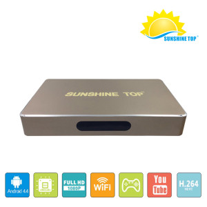 Sunshine top 4K Smart Android 6.0 OS Mini PC TV box Digital Display HDMI Mali-400 5-Core GPU  RK3229 quad-core cortex-A7 Ultra HD With Wifi 2.4GHz