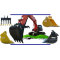 High quality Hydraulic or Mechanical Excavator Grapple Metal / Wood / Log Grab for caterpillar,komatsu etc.