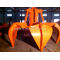 5M3 Komatsu PC1000 Excavator Grapple Hydraulic Rock Grapple Bucket Orange peel Grapple Scrap Grapple