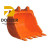 Ware-resistant Doosan R200 excavator bucket/ doosan rock bucket capacity / excavator bucket