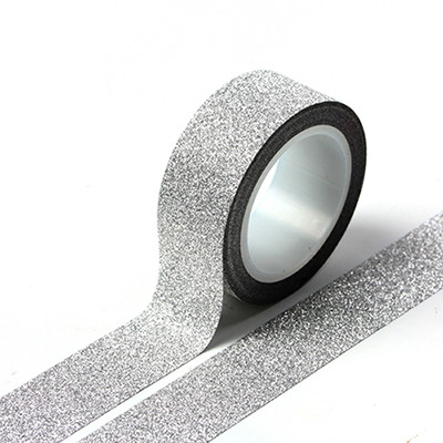 Unique water activated advertisment glitter tape