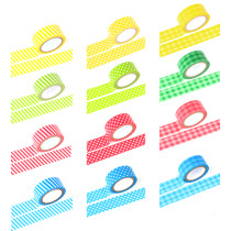 2016 new design 1.5cmx10y washi tape custom with gift packing