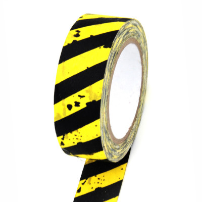 Warning use cloth tape