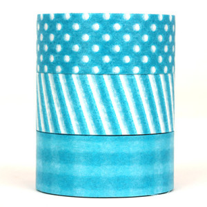 Teal washi tape sets