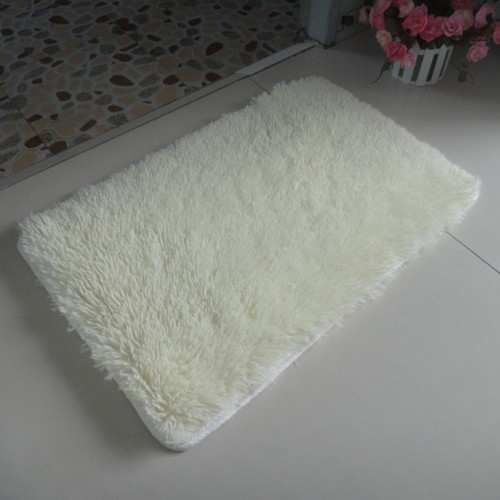 Fashion Shag Carpet Beige Rug for Living Room And Bedroom Soft Carpet