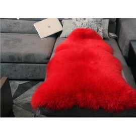 OEM service artificial sheepskin polyester shaggy fur carpet/ rug designs