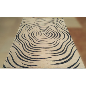 High Quality Modern Microfiber Jacquard Circular Rugs