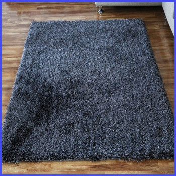 Modern decoration handtufted polyester silk and yarn carpet and rug