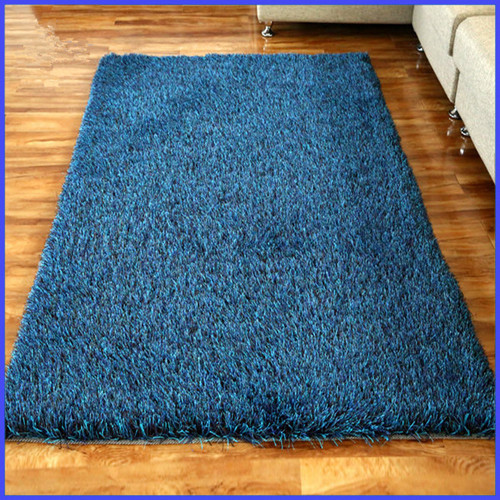 Modern decoration handtufted polyester silk and yarn carpet and rug