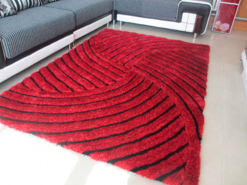 100% Polyester modern design 3D shaggy carpet/carpet rug for living room/bed room/decrative