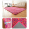 Home Style Soft Material Microfiber Polyester Space-dyed Carpets and Rugs