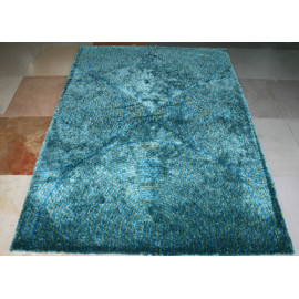 Modern decoration handtufted 1200D polyester silk carpet and rug