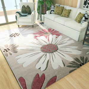 Hot Selling Microfiber 100% Polyester Jacquard Carpets