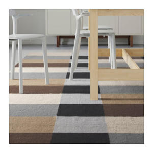 Wholesale Home Use polyester Jacquard Stripe Carpets