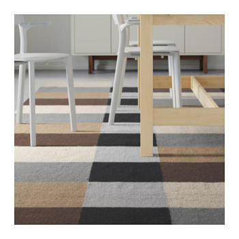 Wholesale Home Use polyester Jacquard Stripe Carpets