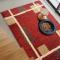 Soft microfiber shaggy carpets for room decoration