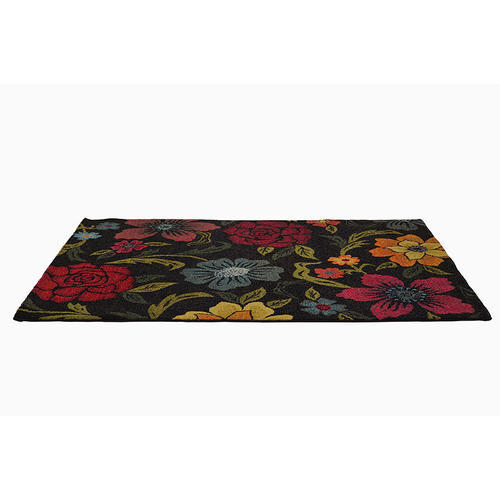 Modern design microfiber flower decorative carpets