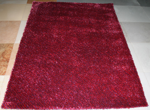 Home Style Soft Material Polyester Plain Carpets and Rugs