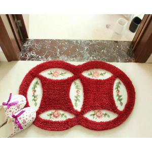 High quality antislip polyester shaggy door rugs