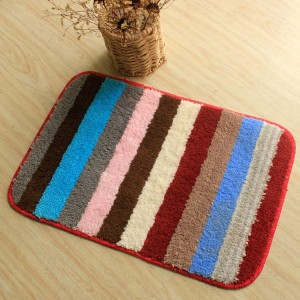 Wholesale 100% polyester kitchen floor mats/front door mats