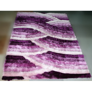 hand tufted 100% polyester 3D shaggy silk carpets ,floor mats,door mats