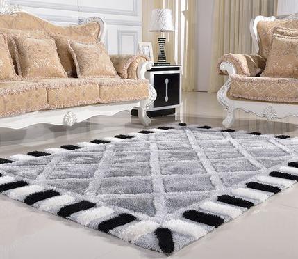 Newest design 100% polyester shaggy carpet and rug