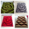 Custom polyester indoor Flower Shaped carpets and rugs with 3d design