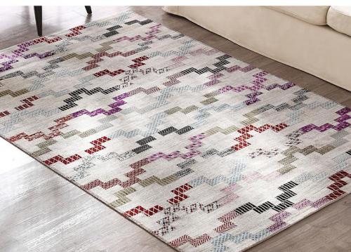 Machine-made 100% polyester mocrofiber floor carpets