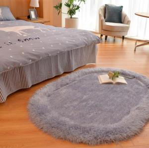 Long pile hand tufted 100% polyester shaggy rugs and mats